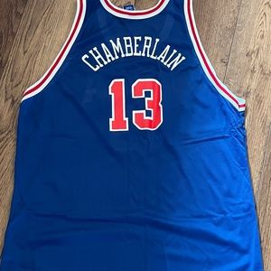 Wilt Chamberlain Philadelphia 76ers jersey throwback